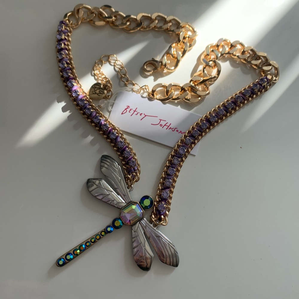 Betsey Johnson Dragonfly Necklace